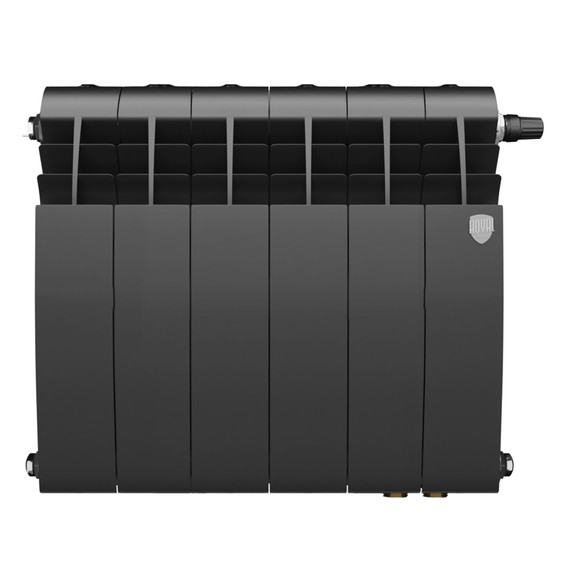 Радиатор Royal Thermo BiLiner 350 Noir Sable VR80 480x431 мм (6 секций) - фото 2