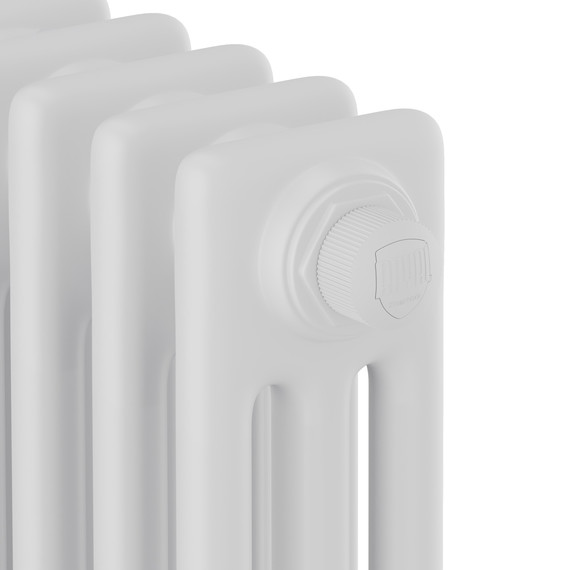 Вертикальный радиатор Royal Thermo Insignia VC3180 650x1800 мм (14 секций) белый - фото 3