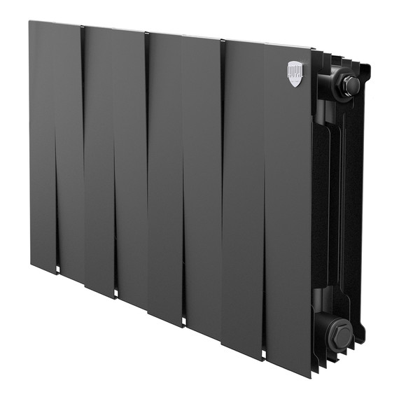 Радиатор Royal Thermo PianoForte 300 640x380 мм (8 секций) чёрый - фото 