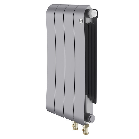 Радиатор Royal Thermo Infinity 500 Silver Satin VR80 320x591 мм (4 секции) - фото 