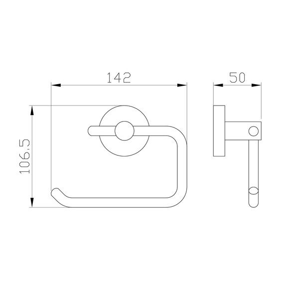 Держатель для туалетной бумаги Wonzon & Woghand Easy WW-8116 - фото 3