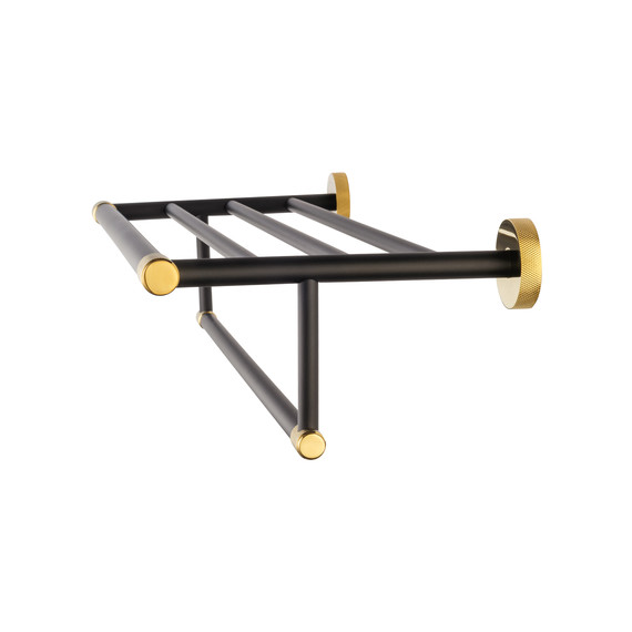Полка для полотенец Wonzon & Woghand Majestic WW-9281, цвет чёрный - фото 3