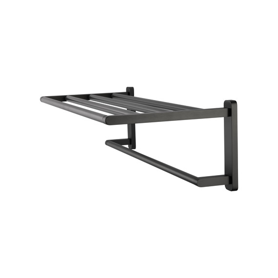 Полка для полотенец Wonzon & Woghand Graffity WW-9381, цвет тёмный графит брашированный - фото 3