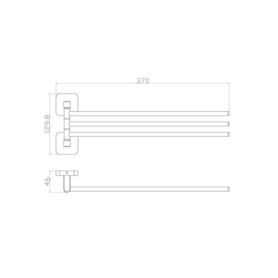 Держатель для полотенца Wonzon & Woghand Still WW-6641 - фото 3