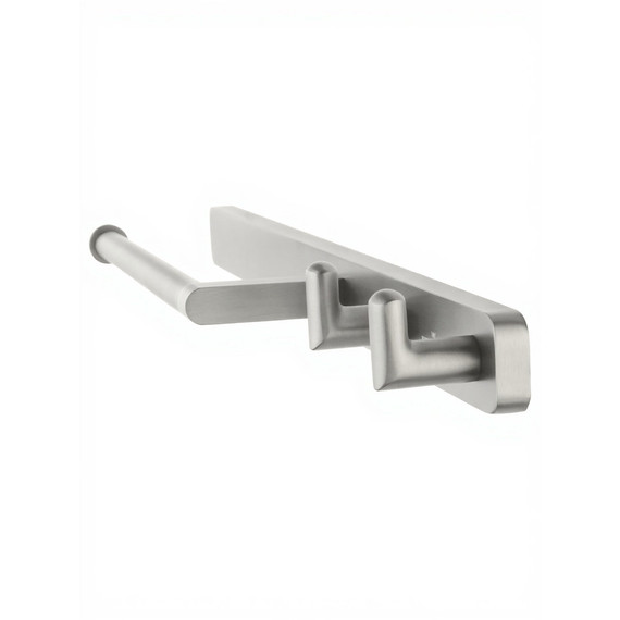 Полотенцедержатель с крючками Wonzon & Woghand Graffity WW-9361-BN, цвет никель брашированный - фото 3