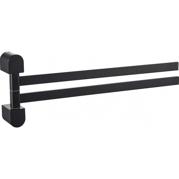 Держатель для полотенца Wonzon & Woghand Carbon WW-7731, цвет чёрный матовый - фото 