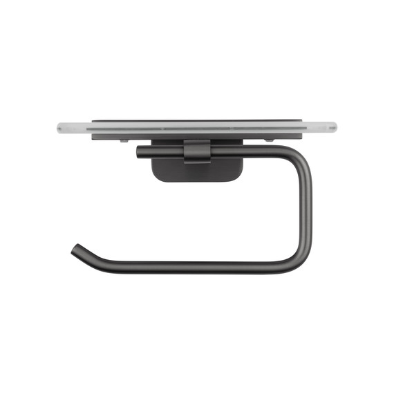 Держатель для туалетной бумаги Wonzon & Woghand Graffity WW-9326, цвет тёмный графит брашированный - фото 2