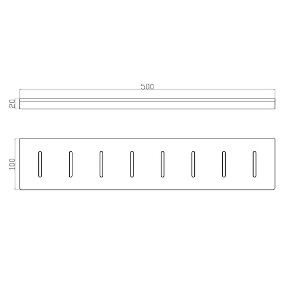 Полка Wonzon & Woghand Eclipse WW-9127-BGM, цвет тёмный графит брашированный - фото 4