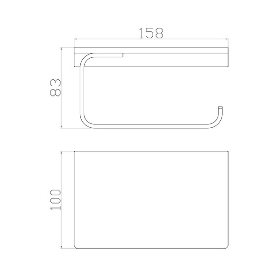 Держатель для туалетной бумаги Wonzon & Woghand Eclipse WW-9126-CR - фото 4