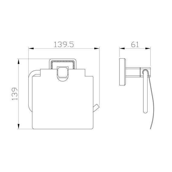 Держатель для туалетной бумаги Wonzon & Woghand Roma WW-7226, цвет бронза брашированная - фото 5
