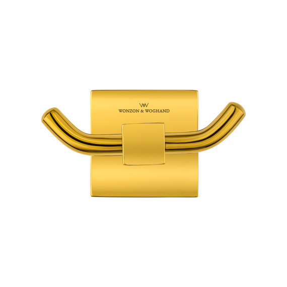 Двойной крючок Wonzon & Woghand Polo WW-8925-DG, цвет золото глянцевое - фото 