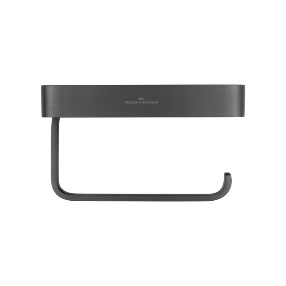 Держатель для туалетной бумаги Wonzon & Woghand Graffity WW-9336, цвет тёмный графит брашированный - фото 2