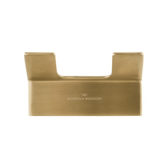 Двойной крючок Wonzon & Woghand Lotte WW-8325-BG, цвет золото брашированное - фото 2