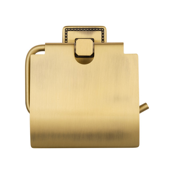 Держатель для туалетной бумаги Wonzon & Woghand Roma WW-7226, цвет бронза брашированная - фото 2