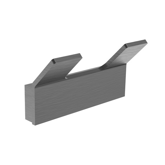 Двойной крючок Wonzon & Woghand Lotte WW-8325-BGM, цвет тёмный графит брашированный - фото 