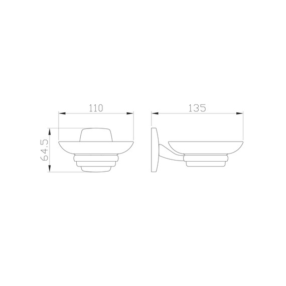Мыльница Wonzon & Woghand Porto WW-1201 - фото 2