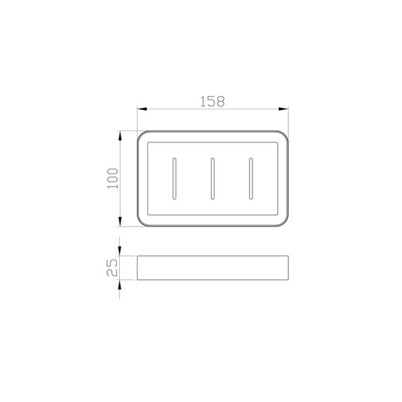 Мыльница Wonzon & Woghand Lotte WW-8324 - фото 4