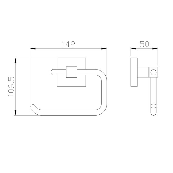 Держатель для туалетной бумаги Wonzon & Woghand Polo WW-8916-DG, цвет золото глянцевое - фото 3
