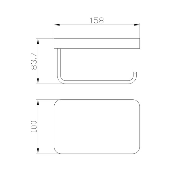 Держатель для туалетной бумаги Wonzon & Woghand Flat WW-9736 - фото 4