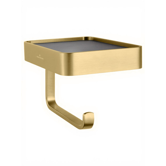 Держатель для туалетной бумаги Wonzon & Woghand Graffity WW-9366-BG, цвет золото брашированное - фото 3