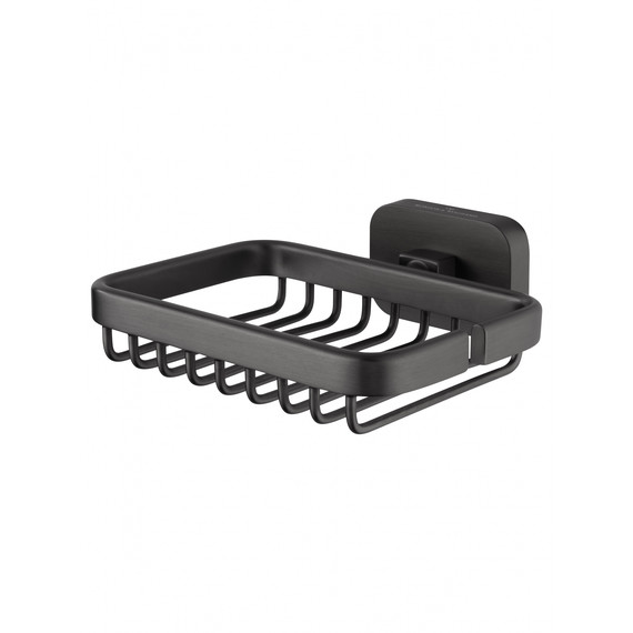 Мыльница Wonzon & Woghand Graffity WW-9324, цвет тёмный графит брашированный - фото 