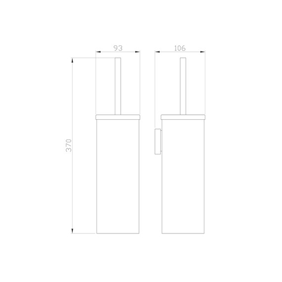 Ёршик для унитаза Wonzon & Woghand Polo WW-8929-BN, цвет никель брашированный - фото 4