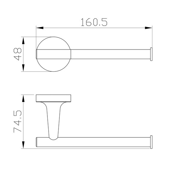 Держатель для туалетной бумаги Wonzon & Woghand Simple WW-6516 - фото 2