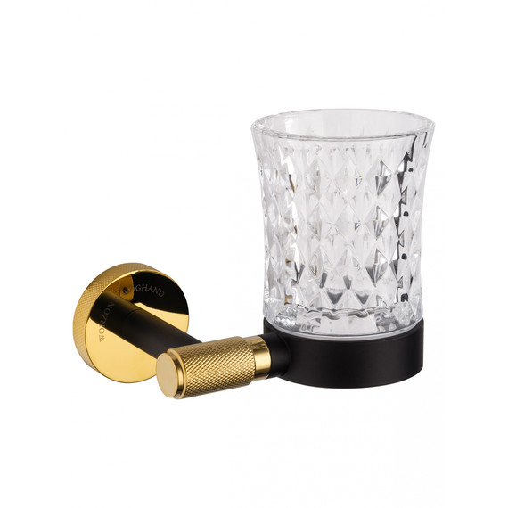 Стакан для зубных щеток Wonzon & Woghand Majestic WW-9221, цвет чёрный - фото 