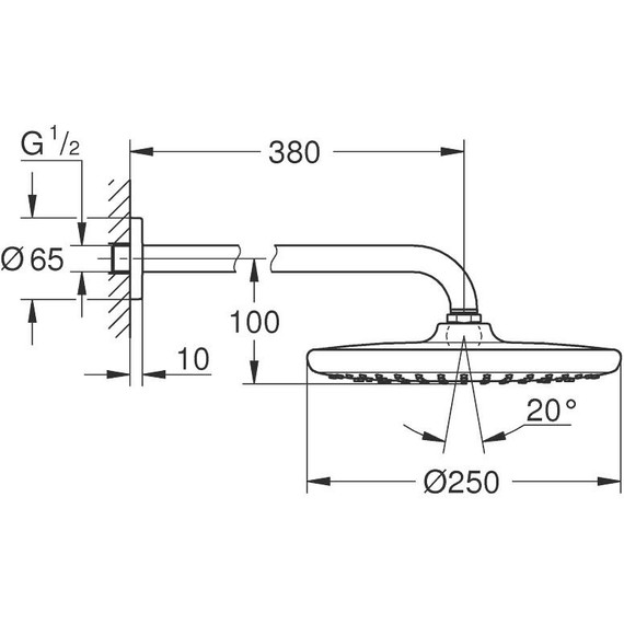 Душевая система для ванны Grohe BauEdge 1000190 - фото 10