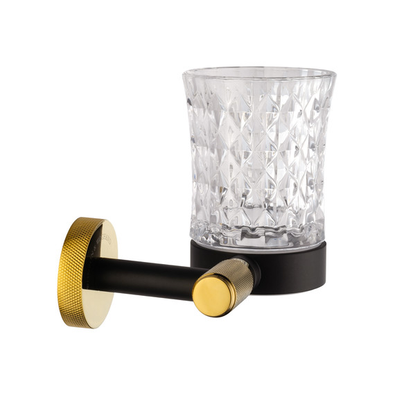 Стакан для зубных щеток Wonzon & Woghand Majestic WW-9221, цвет чёрный - фото 3