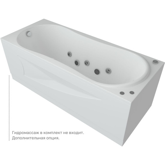 Ванна акриловая Aquatek Афродита 170x70 см AFR170-0000122 - фото 5