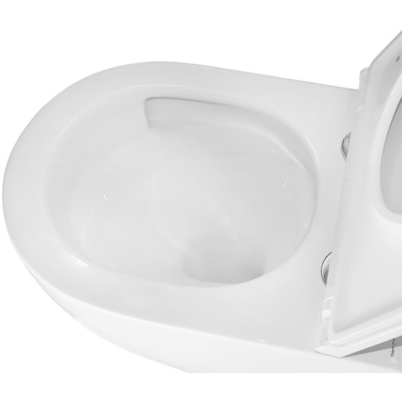 Унитаз подвесной безободковый Azario Terso AZ-092E-UQ3 (система смыва Торнадо) с тонкой крышкой микролифт - фото 12