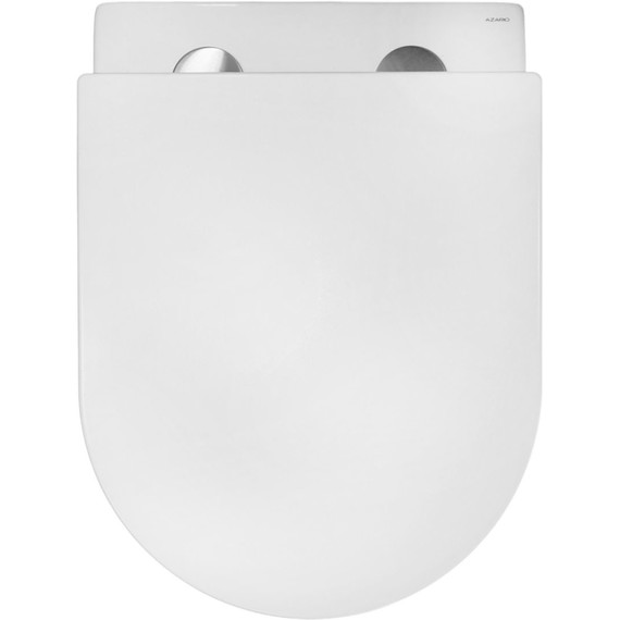 Унитаз подвесной безободковый Azario Terso AZ-092E-UQ3 (система смыва Торнадо) с тонкой крышкой микролифт - фото 8