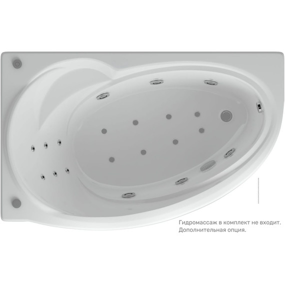 Ванна акриловая Aquatek Бетта 170x95 см L BET170-0000378 - фото 4