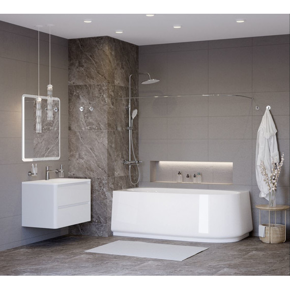 Ванна акриловая Cezares Lux 165x80 см CZR-LUX-CORNER-165-80-58-L - фото 5