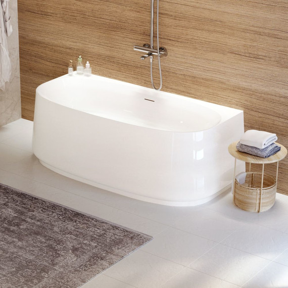 Ванна акриловая Cezares Lux 170x82 см CZR-LUX-WALL-170-80-58 - фото 3