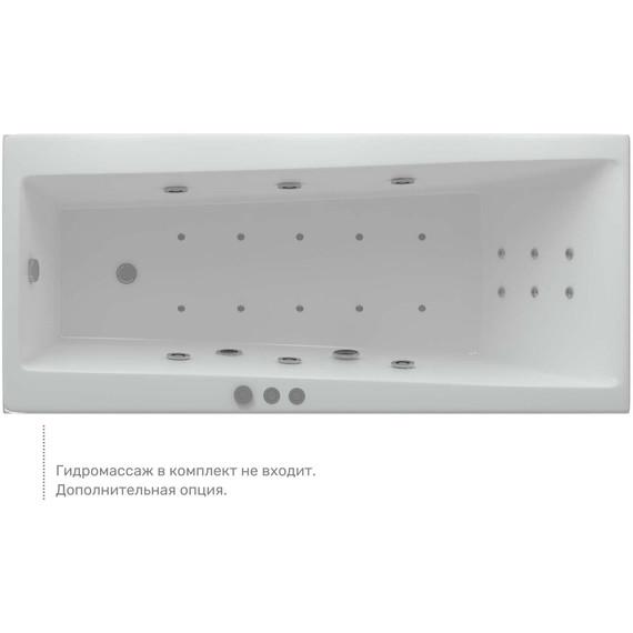 Ванна акриловая Aquatek Либра 160x70 см LIB160N-0000019 - фото 3