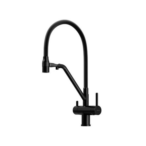 Смеситель для кухни Sancos Dora SC4003MB, матовый чёрный/чёрный - фото 