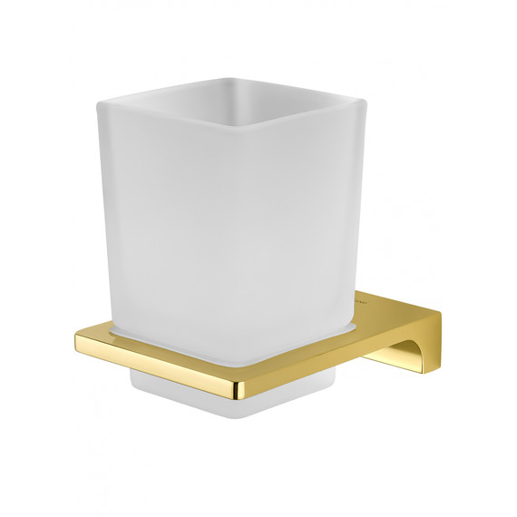 Стакан для зубных щеток Wonzon & Woghand Eclipse WW-9121-LG, цвет золото глянцевое - фото 