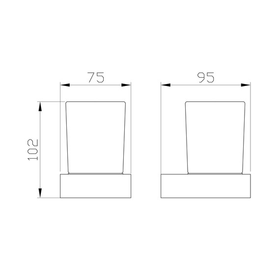 Стакан для зубных щеток Wonzon & Woghand Lotte WW-8321 - фото 4