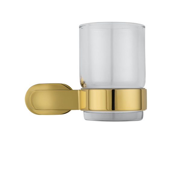 Стакан для зубных щеток Wonzon & Woghand First WW-8421-LG, цвет золото глянцевое - фото 2