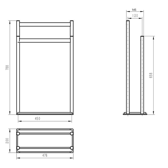 Полотенцедержатель Wonzon & Woghand WW-V4901-CR - фото 4