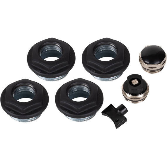 Набор присоединительный Royal Thermo 1"х1/2", чёрный - фото 