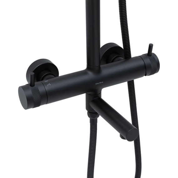 Душевая стойка Allen Brau Priority 5.31A10-31, чёрный матовый - фото 4