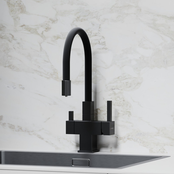 Смеситель для кухни Sancos Arno SC4005MB, чёрный матовый/чёрный - фото 3