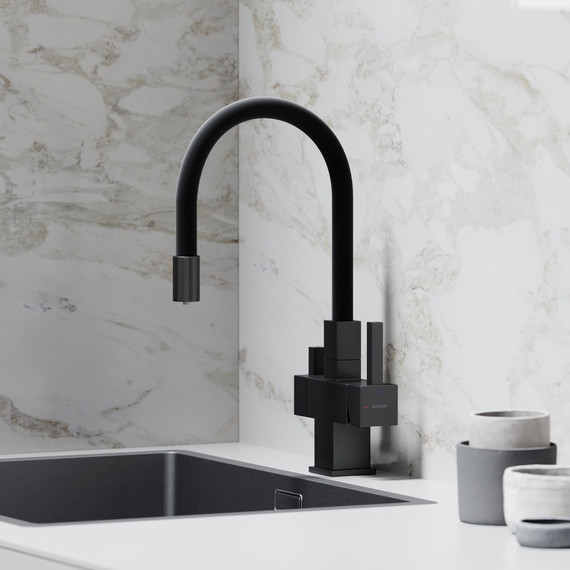 Смеситель для кухни Sancos Arno SC4005MB, чёрный матовый/чёрный - фото 4