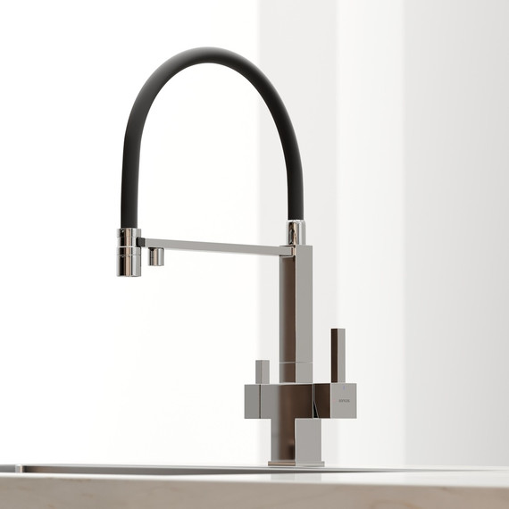Смеситель для кухни Sancos Moro SC4006CH, хром/чёрный - фото 4