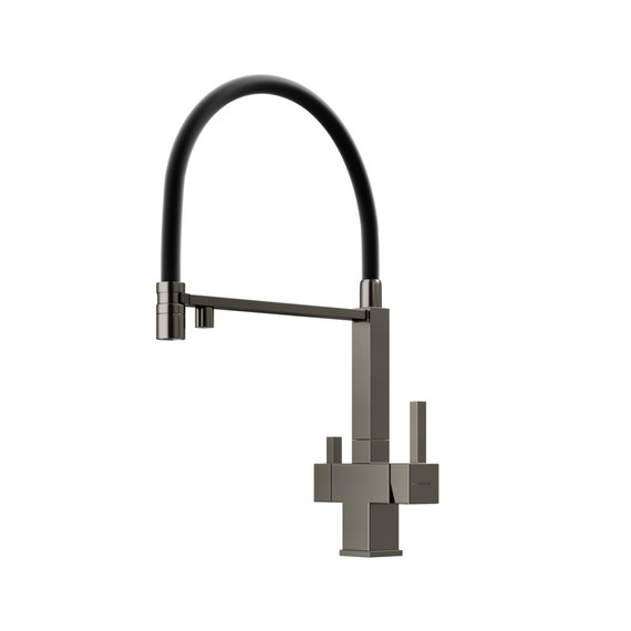 Смеситель для кухни Sancos Moro SC4006GG, вороненая сталь/чёрный - фото 