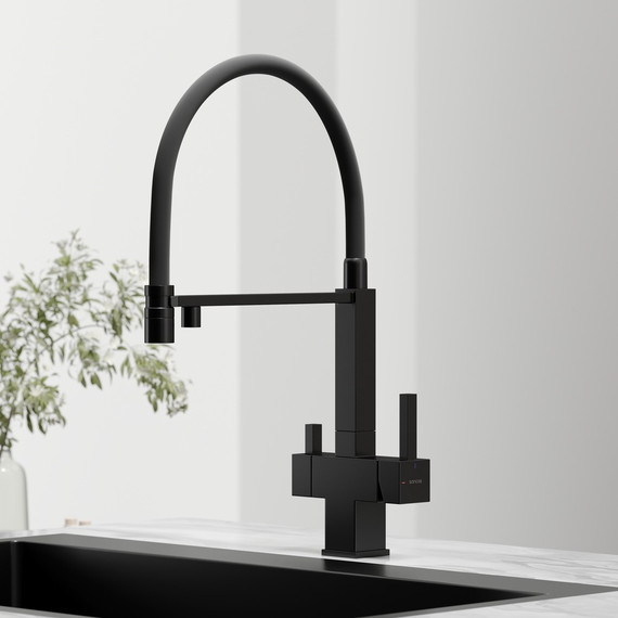 Смеситель для кухни Sancos Moro SC4006MB, чёрный матовый/чёрный - фото 6