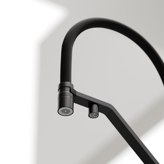 Смеситель для кухни Sancos Loro SC4007MB, чёрный матовый/чёрный - фото 6